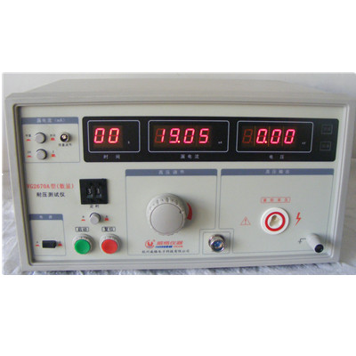 VG2670A耐壓測試儀 電子制造與維修領域的可靠安全保障